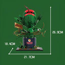 Dify || Piranha Plant Building Kit || 838 PCS || Cannibal Flower Model with Movable Mouth || DIY Plant Decor Toy for Adults & Teens