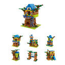 Dify 6-in-1 Tree House Building Blocks Set (1000+ Pieces) | STEAM Learning Construction Kit for Kids | Build Treehouses, Jungle Camps & Nature Adventures