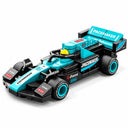 Dify F1 Racing Car Building Blocks Set, 73 PCS Cyan Formula Race Car Model Kit, STEM Building Toy for Kids, Teens & Adults | 5 Year Structural Warranty
