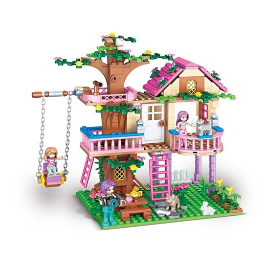 Dify Kids Tree House Building Kit || (504+ Pcs)