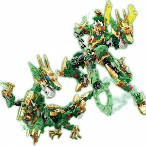 Dify Azure Dragon Building Blocks Set (503+ PCS) | Mythical Eastern Dragon Model Kit | Creative STEM Construction Toy & Display Décor | 5 Year Structural Warranty