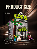 Dify Coffee Shop Building Block Set for Kids with LED Lights House Kit Gift on Birthday, Children's Day, or Special Occasion for Boys and Girls || 589+ Pcs