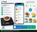 Dify Digital Kitchen Weighing Scale 5kg | 1g High Precision | g/ml/oz/lb Units | Tare Function | Ultra Slim Design | LCD Display | Auto Off | 5 Years Warranty (White)
