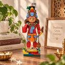 Dify Hanuman Ji Building Block Set, Indian Devotional Figure Model, Creative Construction Toy with Decorative Design, Cultural Building Activity for Home Display, Collection and Gifting