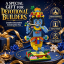 Dify Krishna Ji Building Block Set, Indian Devotional Figure Model Kit with Flute, Creative Decorative Construction Toy Gift, 5-Year Structural Warranty