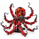 Dify Mechanical Building Set for Adults, 882 Pcs Sea Animal Model with Display Stand and Light (Octopus)