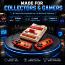 Dify Retro Game Console Building Block Set, Classic Gaming Model Kit, Creative Display Construction Toy for Kids & Collectors