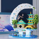 Dify Guanghan Palace Building Kit, 3060 PCS Chinese Architecture Micro Building Blocks Set for Adults