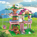 Dify Kids Tree House Building Kit - with Swings and Ladders Construction Blocks ||2 Years Structural Warranty || (504+ Pcs)