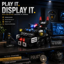Dify 6-in-1 Mini SWAT Car Building Block Set, 138+ PCS Police Vehicle Construction Kit, STEM Engineering Toy for Kids, Creative Rebuild Play Set,