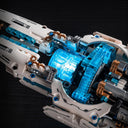 Dify || Space Station Building Blocks Set || 1144 pcs || Motorized Rotating Spaceship with 3 LED Lights & Display Stand || STEM Space Exploration Construction Kit | 5 Year Structural Warranty
