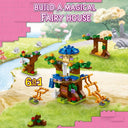 Dify 6-in-1 Tree House Building Block Set, 152+ PCS Nature-Themed Construction Kit, STEM Educational Toy for Kids, Creative Rebuild Play Set,