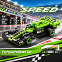 Dify F1 Racing Car Building Blocks Set, 69 PCS Green Formula Race Car Model Kit, STEM Building Toy for Kids, Teens & Adults | 5 Year Structural Warranty