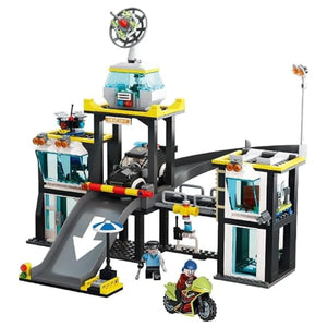 Dify SWAT Station Slider Building Block Set, 627+ PCS City Tactical Police Playset with Action Slider Feature, SWAT Vehicles & Accessories, STEM Construction, 5 Year Structural Warranty