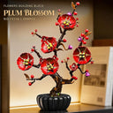 Dify Plum Blossom Building Blocks Set (599+ PCS) | Artificial Flower DIY Model Kit | Decorative Floral Blocks for Home & Office Décor