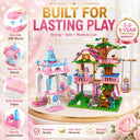 Dify Tree House & Mini 6-in-1 Castle Combo Building Set, 1000+ Pcs Two-Model Construction Kit, Creative STEAM Toy for Kids & Teens
