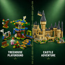 Dify Fantasy Castle & Tree House Combo Building Block Set, 2252+ PCS Magic Castle Architecture Model & 6-in-1 Tree House Construction Kit, STEM Educational Toy, 5-Year Structural Warranty