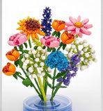 Dify DIY Flower Bouquet Building Kit | Creative Gift for Adults, Teens, and Kids Ages 6+ | Perfect for Birthdays, or Home DÃ©cor ||12 Combinations|| 6 Months Structural Warranty | (1200+ Pcs)