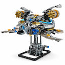 Dify Mechanical Sea Turtle Building Set, 1277+ PCS Steampunk Ocean Animal Model with Moving Gears & LED Light, Technic-Style Gift for Adults & Teens 14+, 5 Year Structural Warranty
