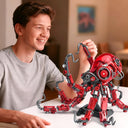 Dify Mechanical Building Set for Adults, 882 Pcs Sea Animal Model with Display Stand and Light (Octopus)