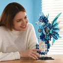 Dify Mechanical Seahorse Building Set, 1003 Pcs Sea Animal Model with Display Stand and Movable Design
