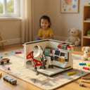Dify Space Indoor || Astronaut Building Block Set || 152 Pcs || Space Command Center Play Kit with Minifigure