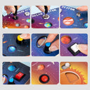 Dify || Solar System Montessori Wooden Busy Board with LED Lights and Speaker || Variable Theme Stickers