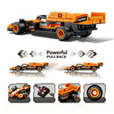 Dify F1 Racing Car Building Blocks Set, 69 PCS Orange Formula Race Car Model Kit, STEM Building Toy for Kids, Teens & Adults | 5 Year Structural Warranty