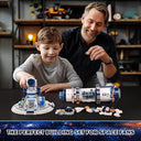 Dify Space Telescope Building Set with Lights, 995+ PCS Space Exploration Model Kit for Adults & Teens 14+, STEM Planet Telescope Display Toy, Creative Gift for Space Lovers