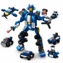 Dify 6-in-1 Mini Police Car Building Block Set, 135 PCS Police Vehicle Construction Kit, STEM Engineering Toy for Kids,