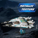 Dify Space Fighter Building Block Set, 739+ PCS Futuristic Spaceship Construction Kit, STEM Aerospace Toy Gift for Kids & Teens