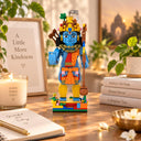 Dify Ram Ji Building Block Set, Indian Devotional Figure Model, Creative Construction Toy with Decorative Design, Cultural Building Activity for Home Display, Collection and Gifting