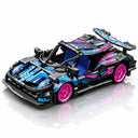 Dify Pull Back Car Building Blocks Set, 426 PCS Black, Blue & Pink Race Car Model Kit, Sports Car Building Toy for Kids, Teens & Adults | 5 Year Structural Warranty