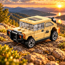 Dify Pull Back Car Building Blocks Set, 55 PCS Desert Tan Off-Road SUV Model Kit, Sports Car Building Toy for Kids, Teens & Adults | 5 Year Structural Warranty