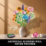 Dify DIY Flower Bouquet Building Kit | Creative Gift for Adults, Teens, and Kids Ages 6+ | Perfect for Birthdays, or Home DÃ©cor ||12 Combinations|| 6 Months Structural Warranty | (1200+ Pcs)