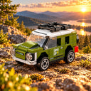 Dify Pull Back Car Building Blocks Set, 73 PCS Olive Green Off-Road SUV Model Kit, Sports Car Building Toy for Kids, Teens & Adults | 5 Year Structural Warranty