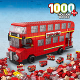 Dify 6-in-1 Bus Building Block Set Toys | STEAM Kit for Kids | Build School Buses, City Transports & More (1000+ Pcs) | Birthday Gift for Boys & Girls || 6 Months Structural Warranty
