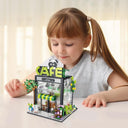 Dify Coffee Shop Building Block Set for Kids with LED Lights House Kit Gift on Birthday, Children's Day, or Special Occasion for Boys and Girls || 589+ Pcs