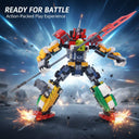 Dify 6-in-1 Robot Building Blocks Set (839+ PCS) | Transforming Mech Models Construction Kit | STEM Educational Toy for Kids & Teens | Creative Play Set | 5 Year Structural Warranty