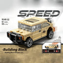 Dify Pull Back Car Building Blocks Set, 55 PCS Desert Tan Off-Road SUV Model Kit, Sports Car Building Toy for Kids, Teens & Adults | 5 Year Structural Warranty