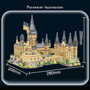 Dify Architecture Fantasy Castle Micro Building Blocks Set, 2929 Pcs Miniature Model Kit for Adults & Teens Ages 14+, 6 Months Structural Warranty