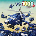 Dify 6-in-1 Helicopter Building Block Set Toys | STEAM Kit for Kids | Build Helicopters, Aircraft & More (1000+ Pcs) | Birthday Gift for Boys & Girls