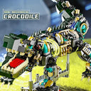 Dify Mechanical Crocodile Building Set – 996 PCS Light-Up Wild Animal Model with Display Stand, Articulated STEM Construction Toy, Compatible Bricks Collectible Gift for Kids Teens & Adults