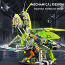 Dify Mechanical Mantis Building Set – 999+ PCS Light-Up Insect Model Kit, Articulated STEM Animal Construction Toy, Display Collectible Gift for Kids Teens & Adults