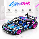 Dify Pull Back Car Building Blocks Set, 455 PCS Blue & Pink Race Car Model Kit, Sports Car Building Toy for Kids, Teens & Adults | 5 Year Structural Warranty