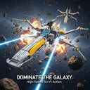 Dify FX-1 Star Fleet Robot Spaceship Building Block Set, 704+ PCS Transforming Space Robot & Sci-Fi Spacecraft Model Kit, STEM Construction Toy | 5 Year Structural Warranty