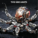 Dify Mechanical Octopus Building Set – 1900+ PCS Light-Up Sea Animal Model, Powered & Manual Control STEM Construction Kit, Compatible Bricks Collectible Gift for Adults & Teens
