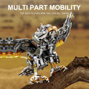Dify Mechanical Eagle Building Block Set, 1168+ PCS 3D Poseable Bird Model with Articulated Wings, Talons & LED Lights, STEM Construction Kit, 5-Year Structural Warranty