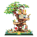 Dify Funny Tree House Mini Blocks Building Set (1130 PCS) | Creative Architecture Construction Toy | STEM Educational Model for Kids & Adults | 5 Year Structural Warranty