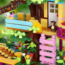 Dify Creative Tree House Building Blocks Set, 958+ PCS Mini Brick Nature Treehouse Model Kit with Swing Telescope Cat Birds, Construction Toy for Kids Girls Boys Teens, Gift Idea Ages 10+